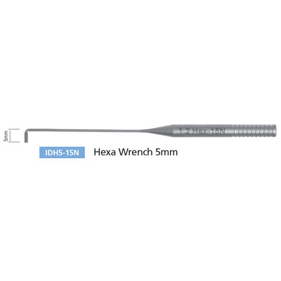 Osung 5 mm hexa wrench - 15 Newton. It is useful to do impression coping for small mouth