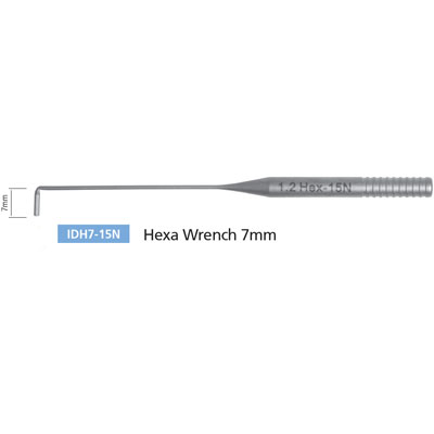 Osung 7 mm hexa wrench - 15 Newton. It is useful to do impression coping for small mouth