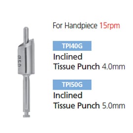 Osung Inclined tissue punch 5.0mm, handpiece