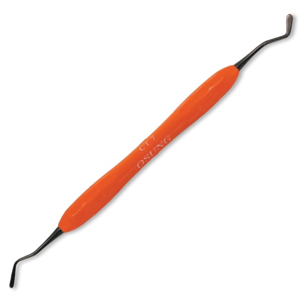Osung Composite Instrument with Titanium Tips and a Silicone Handle, CT 7, Combination of paddle