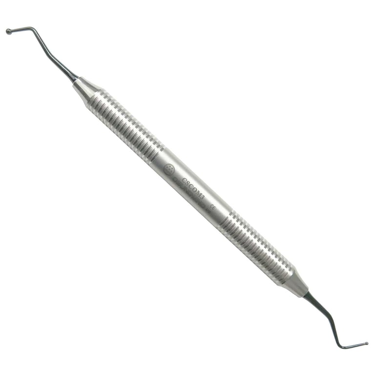 Osung COM3 Composite instrument, titanium-coated with stainless steel handle. Non-stick Composite