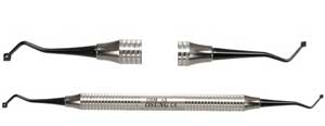 Osung Composite Instrument with Titanium Tips, COM 13. The tips are Corn type, highly polished