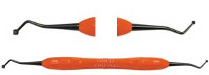Osung Composite Instrument with Titanium Tips and a Silicone Handle, COM 13. The tips are Corn