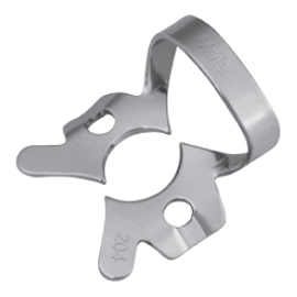 Osung #204 Rubber dam clamp, posterior for children, stainless steel single clamp