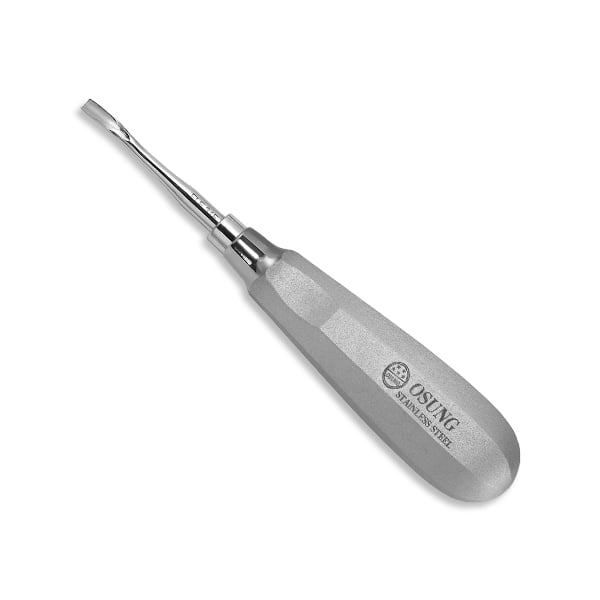 Osung Dental Elevator, E 31F, Tip 4.3mm width, for upper and lower cuspids. Our line of Elevators