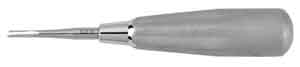 Osung Dental Elevator, E 4, 3.0mm tip. Ideal for removing broken or deeply seated roots. Our line