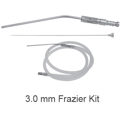 Osung 3.0 mm Frazier surgical suction tip kit, ma