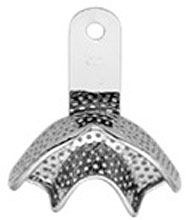 Osung Regular Partial Impression Tray, Ni-Brass, Pb. Partial Size - Lower Jaw Front