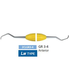 Osung GR 3-4 Gracey Curette with a Silicone Handle, For Anterior. LM Type (European)