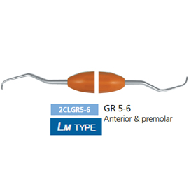 Osung GR 5-6 Gracey Curette with a Silicone Handle. For Anterior and premolars. LM Type (European)