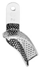 Osung Regular Partial Impression Tray, Ni-Brass, P4. PARTIAL SIZE - LOWER JAW LEFT Impression