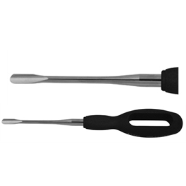 Osung Anterior 5.0 mm Straight Blade Luxating Elevator, Ultra-sharp, Black Handle. The concept