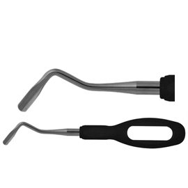 Osung Molar 5.0 mm Curved Blade Luxating Elevator R, Ultra-sharp, Black Handle. The concept