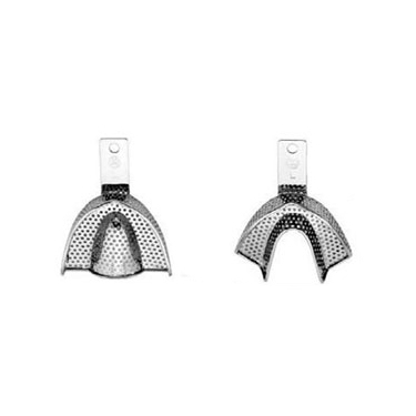 Osung Regular Nickel-plated Brass Impression Tray Set, Sizes: Large, Medium, Small - for Upper