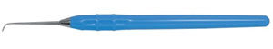 Osung #3H Single End Dental Explorer with a Silicone Handle. The explorer provides the tactile