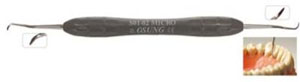 Osung MS 1-2 Micro Sickle Dental Scaler with a Silicone Handle. European Style. These Scalers are