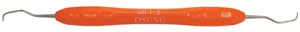 Osung GR 1-2 Gracey Curette with a Silicone Handle. For Anterior, American Type