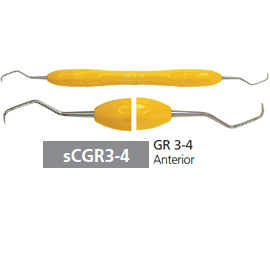 Osung GR 3-4 Rigid Gracey Curette with a Silicone Handle, For Anterior and premolars. American