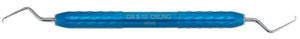 Osung GR 9-10 Mini Gracey Curette with a silicone grip handle, LM type. For Molars, Facial