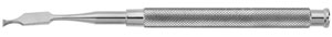 Osung Dental Chisel, Ochsenbein Periodontal, CO2. Designed for reshaping bone. The semi-circular