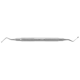 Osung Hirschfield Periodontal File FH 3-7 with a Stainless Steel Handle. This Periodontal file