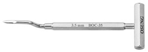 Osung Osteotome, Bone Spreader, BOC-35 Working End is 3.5mm. T-bar Handle. Premium Quality