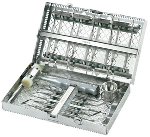 Osung Dental Instrument Cassette, EFECAD-01. Made of stainless steel and polished surface for rust