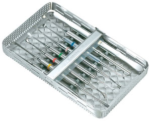 Osung Dental Instrument Cassette, EFECAS-02. No lid, open style. Made of stainless steel