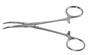 Osung Curved 5.7" Kelly Hemostat, HK2, 14 cm Length, 1/Pk. The cutting edge will stay sharp