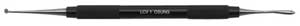 Osung Dental Carver, #1, L-LCV1 with a featherweight aluminum handle for extremely comfortable