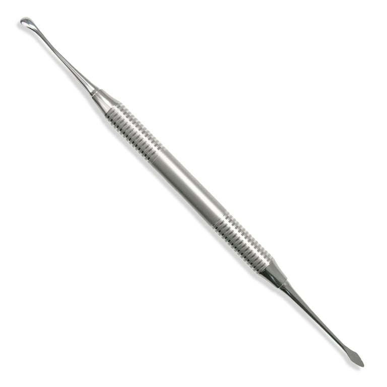 Osung Buser Periosteal Elevator with Tip end blades of 4.3mm and 3.8mm. This elevator is ideal