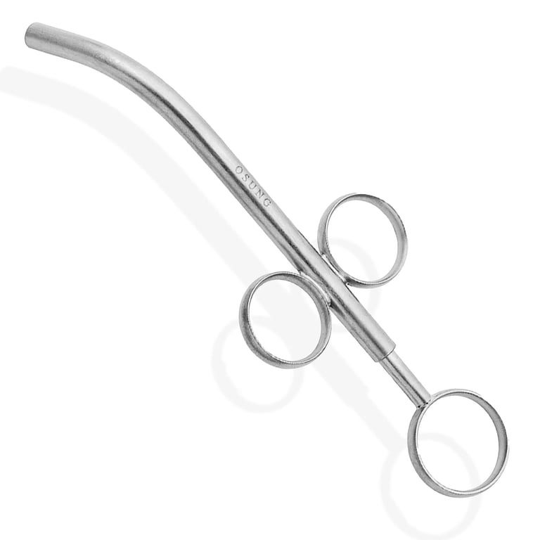 Osung Implant Bone Syringe IMPBSY-01, Inner Diameter 6.0mm / Outer Diameter 7.0mm, Stainless