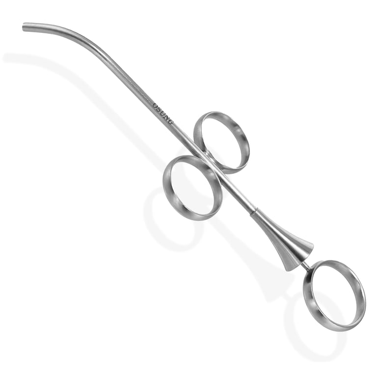 Osung Implant Bone Syringe IMPBSY-02, Inner Diameter 2.5mm / Outer Diameter 3.5mm, Stainless