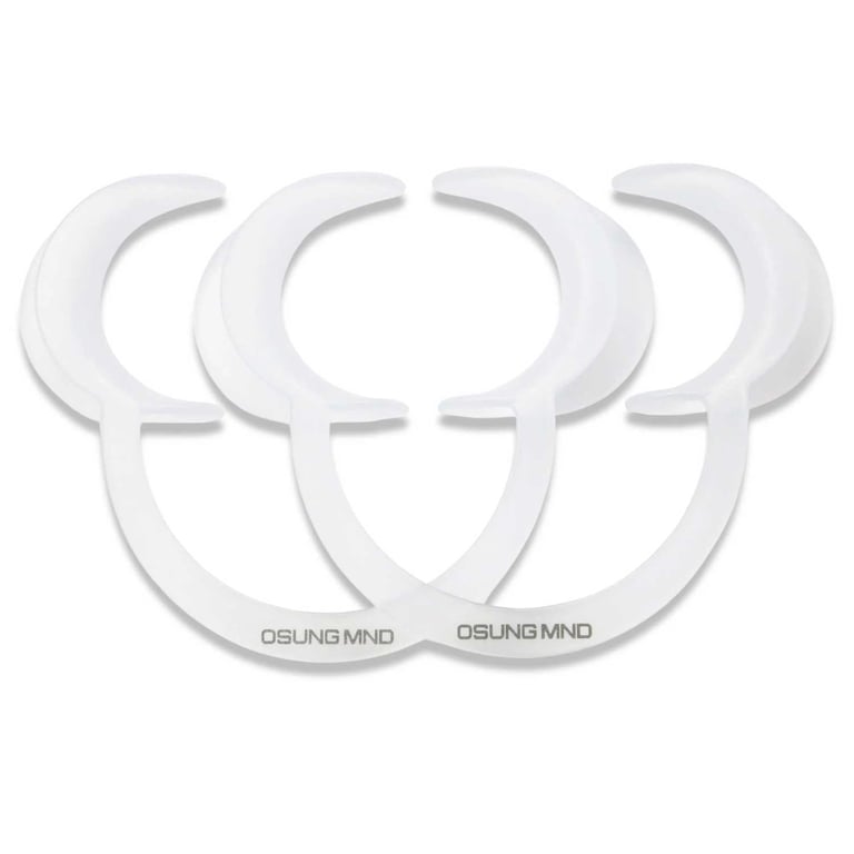 Osung Plastic lip widener, Small, used for performing tooth whitening treatments. Made of white