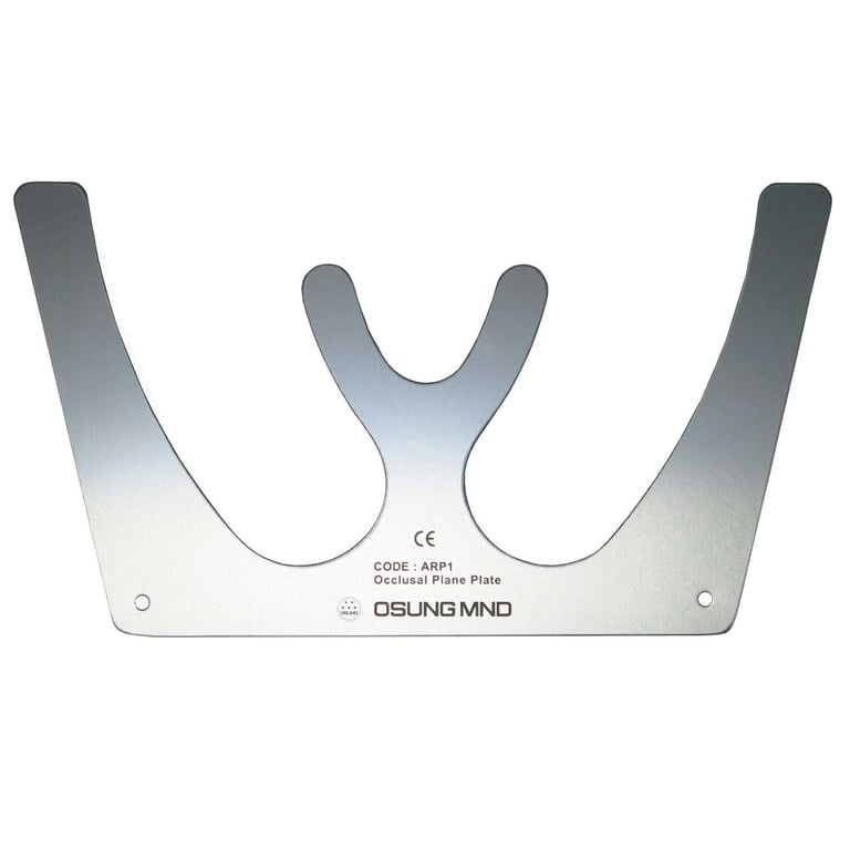 Osung Fox Style Plane Plate, 1/Pk. The patient's vertical dimension and occlusal plane