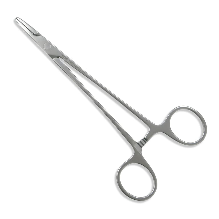 Osung Stainless Steel Needle Holder, NH01, 16.5 cm. Precision crafted. Ideal for grasping