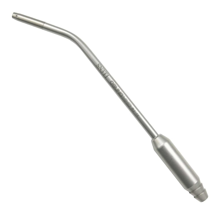 Osung Suction Tip, Titanium, STT-3TI. Tip made with Titanium for implant surgery use. 3mm inner