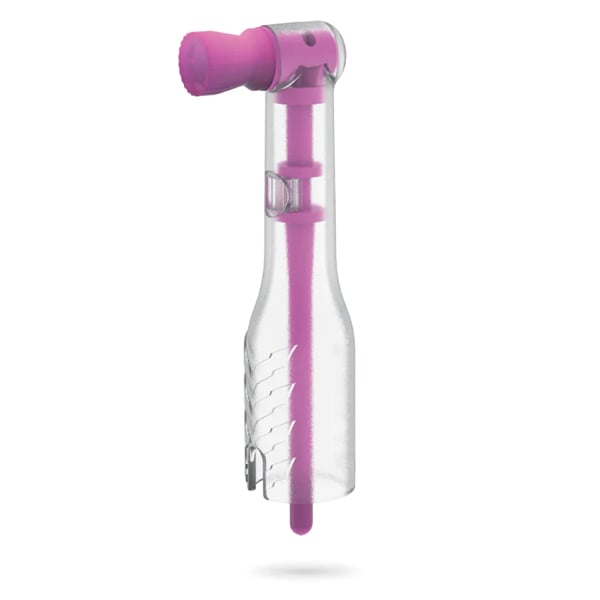 AntiSplatr Mini Oscillating Disposable Prophy Angle, Soft Cup, Pink, 100/Box