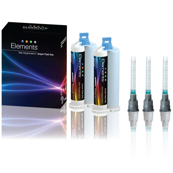 Elements Bite Registration Material, Regular set, 2 50 mL Cartridges