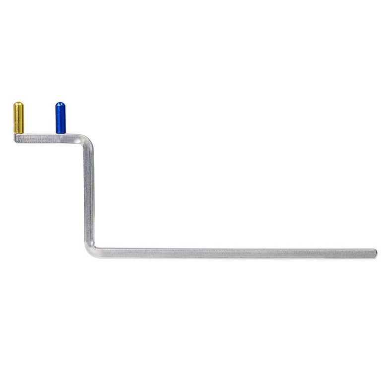 EzAim Positioning Arm, Blue Anterior and Yellow Posterior, 1/Pk. Autoclavable positioning arm