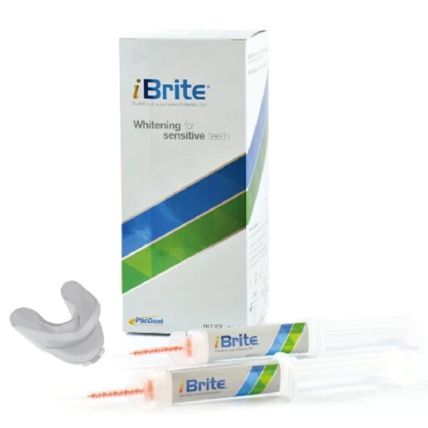 iBrite 12% H2O2 Dual-Barrel Take Home Tooth Whitening Kit, Single Kit. Contains: 2 x 4.6 ml