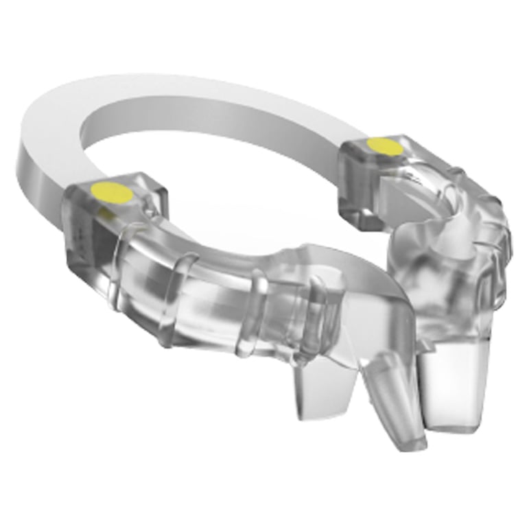 iMatrix Clear Ring Refill, Narrow, Yellow, 2/Pk. Clear system features a unique undercut design