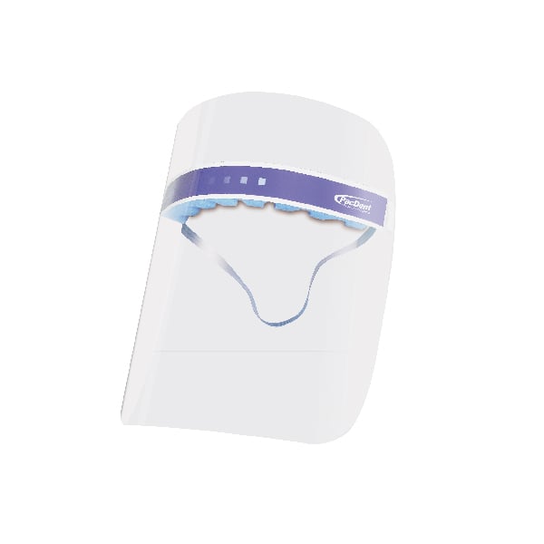 iShield Disposable Full Face Shields, Vented, 38/Pk. Lightweight, comfortable disposable face