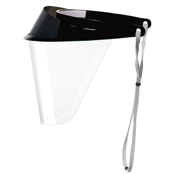 iVisor Loupe Visor And Shield Kit, Size Medium (9cm), Satin Black, 1/Pk. Kit contains: 1 x Satin
