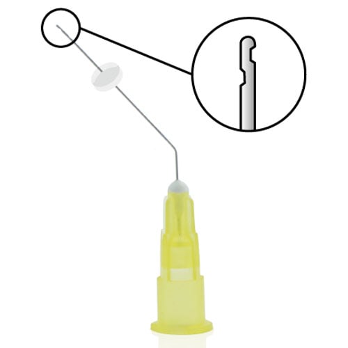 OptiProbe Double Sideport Irrigator Needle Tips, 31ga, 21 mm, Yellow, 50/Pk. Designed