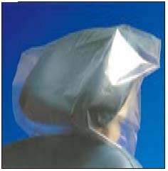 Pac-Dent Disposables Headrest Cover, clear plastic, 11" x 9.5" x 2", box of 250