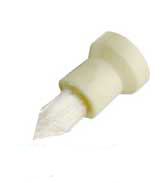 Pac-Dent Disposable Brush Cups, Snap-on type tapered brush, package of 144 brushes