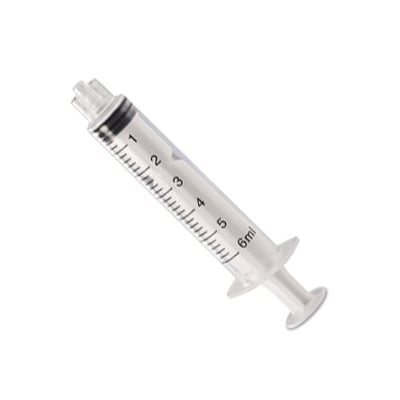 Pac-Dent Luer-Lock Endo Irrigation Syringes, 6 cc