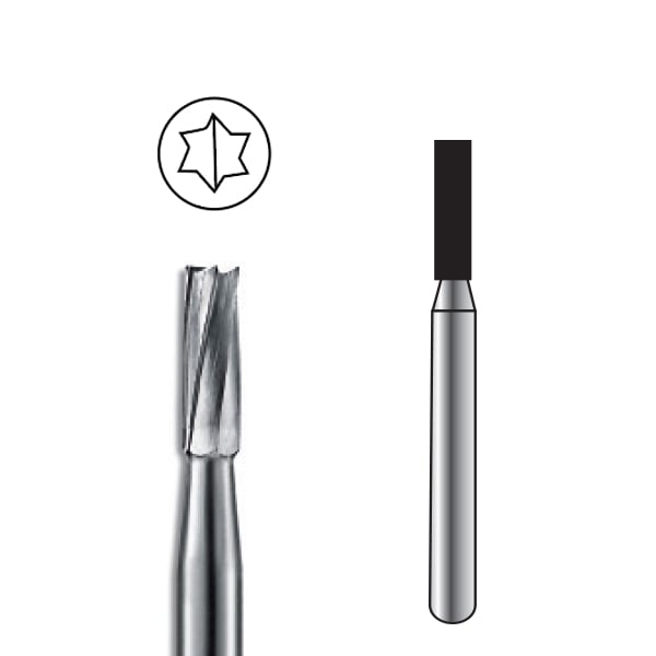 Pac-Dent FG #257 All Purpose Carbide Bur, Clinic Pack of 100 Burs