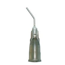 Pac-Dent Disposable Pre-Bent Needle Tips, blunt-end, 22 gauge, sealant-cement, gray, package